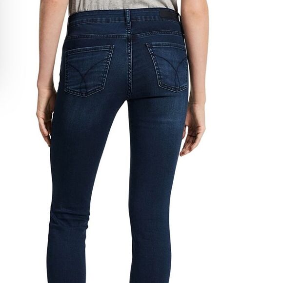 Calvin Klein Blue Skinny Jeans 27” - Picture 2 of 7